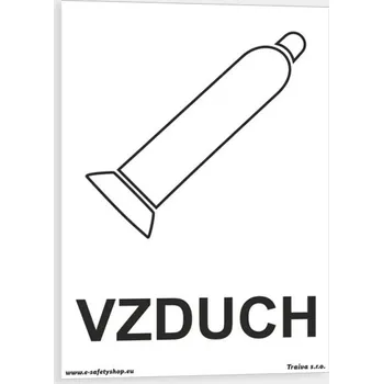 Vzduch Samolepka 148 x 210 mm (A5) tl. 0.1 mm - Kód: 10403