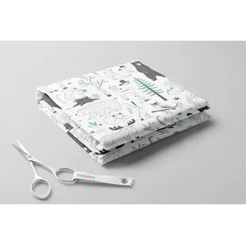 Softshell zimní, Zvířátka v lese Barva: Bílo-modrá