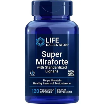 Přírodní produkt Life Extension Super Miraforte with Standardized Lignans, 120 kapslí