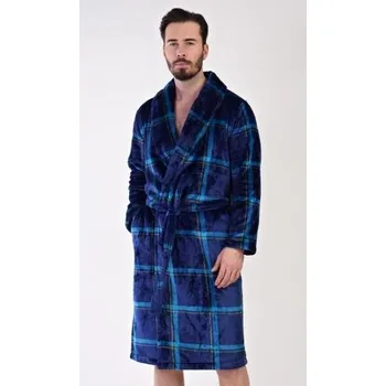 Pánský župan Pánský župan se šálovým límcem Vienetta Secret Richard tmavě modrá XXL