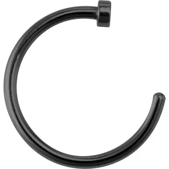 Piercing Falešný piercing | fake piercing do nosu - různé druhy - černý