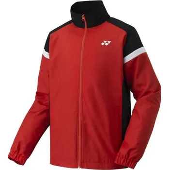 Tepláková bunda Yonex YJ 0005 JUNIOR zateplená červená