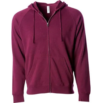 Pánská mikina Independent Pánská mikina na zip PRM33SBZ Maroon XXL