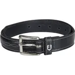 EQUESTRO Pásek kožený černý, vel. 80
