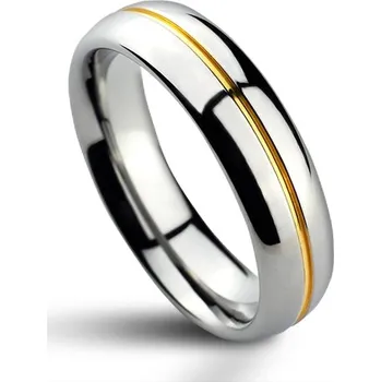 Módní doplněk NUBIS® NWF1027-SL Dámský snubní prsten wolfram - velikost 56 - NWF1027-SL-56