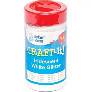 Baker Ross Duhový bílý lesk