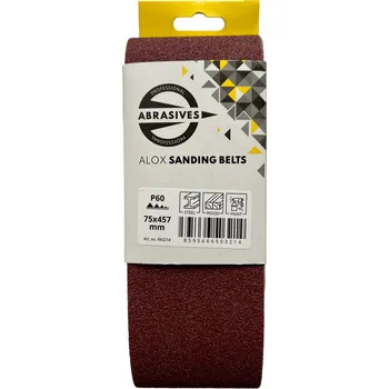 Brusný papír PROFESSIONAL ABRASIVES Pás do ručních brusek 75x457mm zr.100 (3ks)