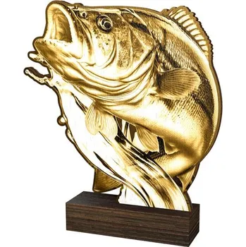 Volný čas Poháry Bauer Dřevěná plaketa WF324 | Rybaření