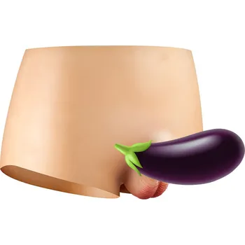 Připínací penis Real Body Real Manly Hollow Realistic Dildo Body Suit Velikost S/M