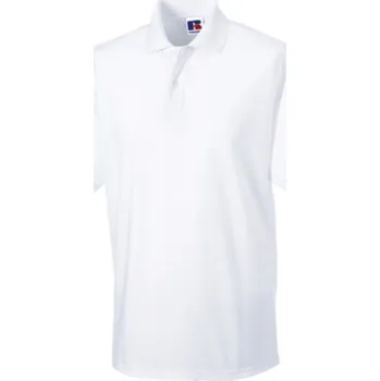 Dámské tričko Russell Unisex polokošile R-599M-0 White XXL