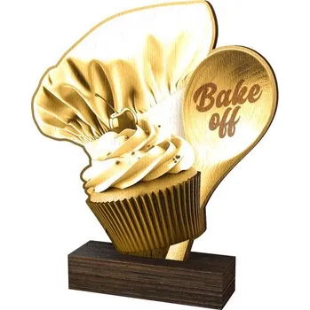 Volný čas Poháry Bauer Dřevěná plaketa WF364 | Vařečka