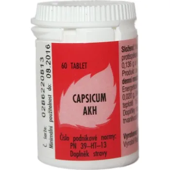 Homeopatikum AKH Capsicum 60 tbl.
