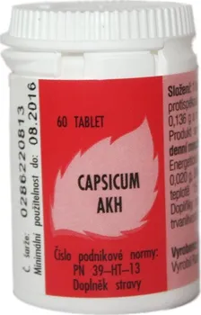 Homeopatikum AKH Capsicum 60 tbl.