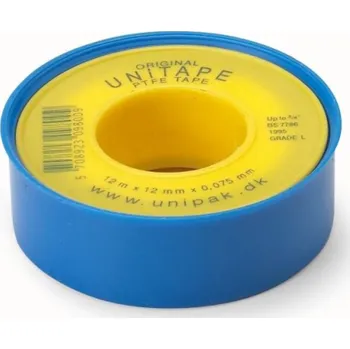 Lepicí páska Těsnící páska Unipak 12 x 0,075 mm x 12 m