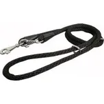 Vodítko textil lano "Spirála" přep. černé BAFPET 1,40 x 240 cm