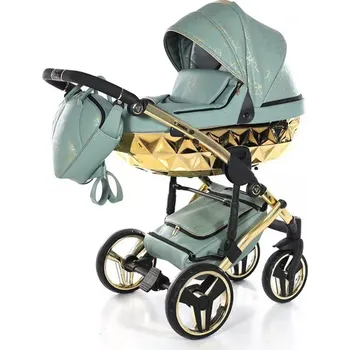 Kočárek Junama Kočárek Heart 03 Mint Gold