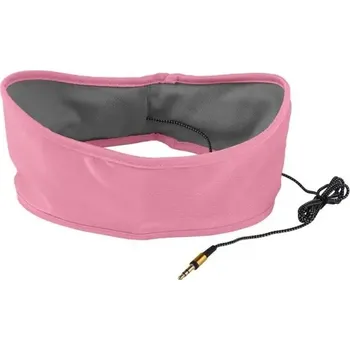 Čelenka Čelenka se sluchátky | maska na spaní - unisex - Růžová