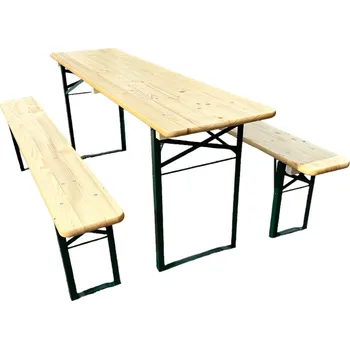 Zahradní sestava TENTino Profi pivní zahradní set 220x60 cm - STŮL + 2x LAVICE