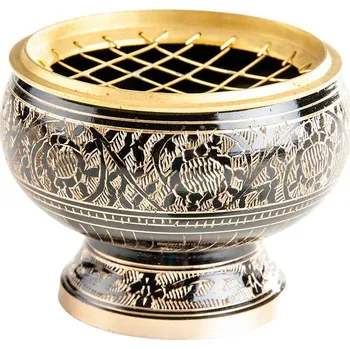 Vykuřovadla Miska k vykuřování se zlatými ornamenty Ø 9,5cm