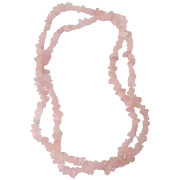 Náhrdelník Růženínový náhrdelník dlouhý sekaný – cca 80 cm, přírodní minerál lásky