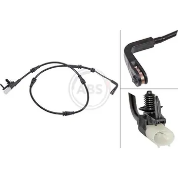 Brzdová destička Výstražný kontakt, opotřebení obložení A.B.S. 39978