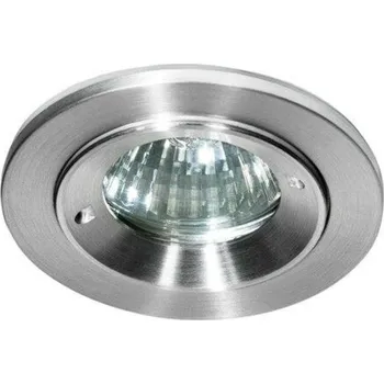 Koupelnové svítidlo AZzardo TITO koupelnové podhledové svítidlo 1x GU10 50W bez zdroje 8cm kulaté IP54, hliníkové