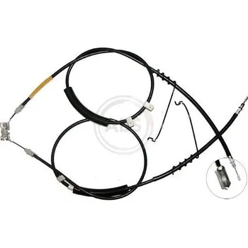 Lanko parkovací brzdy Tažné lanko, parkovací brzda A.B.S. K17715