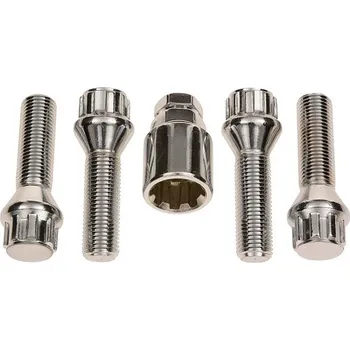 Šroubek na kolo ACI Bezpečnostní šrouby na kola, závit M14x1.5, kuželové sedlo, délka závitu 40 mm (sada 4 ks)