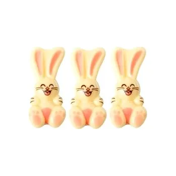 Cukrovinka Čokoládová dekorace - Zajíc s úsměvem (150 ks)