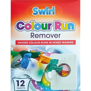 Prací prášek Swirl Ubrousky na praní barevného prádla 12 ks