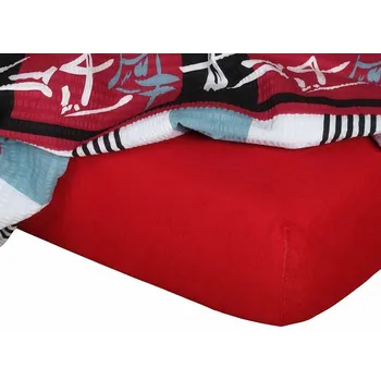 Prostěradlo Froté prostěradlo vínová - 180x200/20 cm dvoulůžko