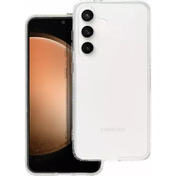 Pouzdro na mobilní telefon Silikonové pouzdro FORCELL F-PROTECT na mobil Samsung Galaxy S24 Plus čiré - nežloutne (FORCELL F-PROTECT Long Lasting tenké pouzdro z průhledného silikonu Samsung Galaxy S24+)