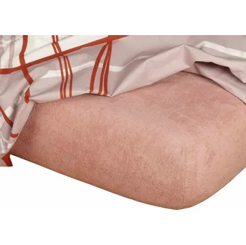 Prostěradlo Froté prostěradlo béžová - 60x120/10 cm postýlka