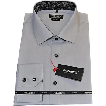 Pánská košile Pánská košile s dlouhým rukávem - střih SLIM - vzor F623 - 40