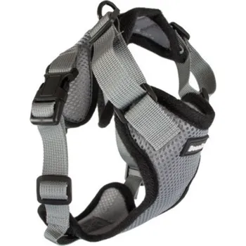 Postroj pro psa Šedý postroj s vodítkem pro psa BRADY