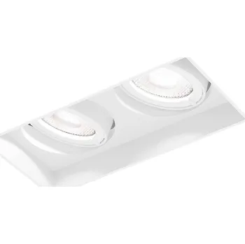 Wever & Ducré Malá bezrámečková bodovka se dvěma zdroji Strange Petit 2.0 Barva: Bílá, Teplota chromatičnosti: 2700 Kelvinů, Úhel vyzařování: 31° 163561W3