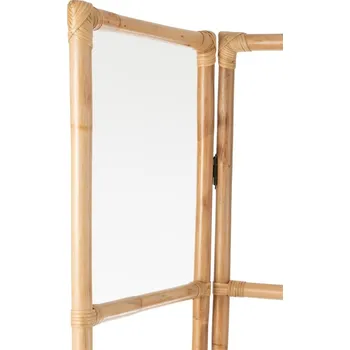 Držák na ručník Přírodní ratanový stojan na ručníky Ellen Rattan Natural - 68*30*175 cm