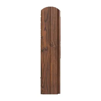 Plotovka Plechová plotovka Spazio oblá 80 cm 80 x 11,5 x 0,9 cm ořech