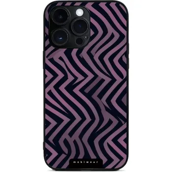 Pouzdro na mobilní telefon Lesklý kryt Mobiwear Glossy - Apple iPhone 14 Pro Max - GA55G Fialové klikyháky (Prémiové lesklé pouzdro, obal, kryt Mobiwear Glossy na mobil Apple iPhone 14 Pro Max - GA55G Fialové klikyháky, materiál Plast + TPU silikon - krytí po všech stranách,)