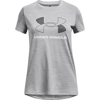 Triko Under Armour UA Tech BL Twist SS-GRY 1380116-011 Velikost YLG