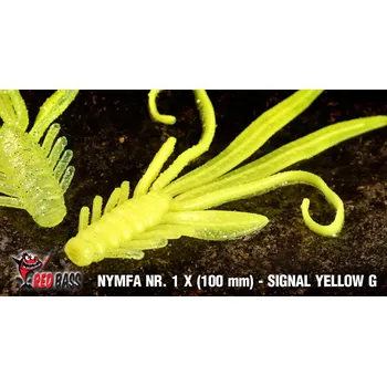 Umělá nástraha Nymfa Redbass Nr. 1 X 100 mm Signal Yellow G