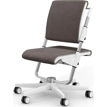 Dětská rostoucí židle Moll SCOOTER bílá konstrukce Potah Moll: taupe