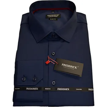 Pánská košile Pánská košile s dlouhým rukávem - střih SLIM - vzor F657A - 42