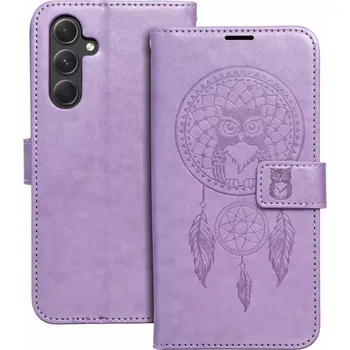 Pouzdro na mobilní telefon Flipové pouzdro Coolcase Mezzo na mobil Samsung Galaxy S23 FE - Fialový lapač snů (Flip kryt či obal Forcell MEZZO na mobil Samsung Galaxy S23 FE - Fialový lapač snů)