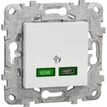 Schneider Electric Nová Unica rychlonabíječka USB-C 3,25A 65W bílá balení 3+1ks zdarma KIT_NU501418X4