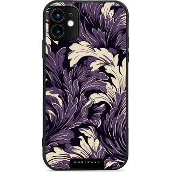 Pouzdro na mobilní telefon Lesklý kryt Mobiwear Glossy - Apple iPhone 11 - GA46G Fialové rostliny (Prémiové lesklé pouzdro, obal, kryt Mobiwear Glossy na mobil Apple iPhone 11 - GA46G Fialové rostliny, materiál Plast + TPU silikon - krytí po všech stranách, neošoupatelný potisk,)