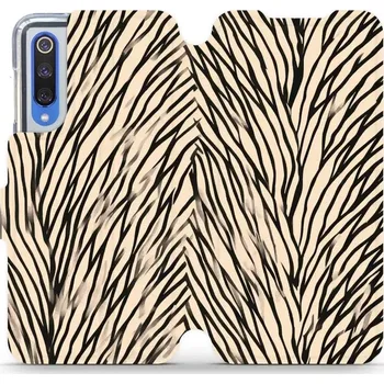 Pouzdro na mobilní telefon Flipové pouzdro Mobiwear - Xiaomi Mi 9 SE - VA52S V koruně stromu (Knížkové flip pouzdro, obal, kryt na mobil Xiaomi Mi 9 SE - VA52S V koruně stromu, materiál Umělá kůže + TPU - ochrana 360°, stojánek, silikonová vanička, magnetické zavírání)