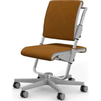 Dětská rostoucí židle Moll SCOOTER šedá konstrukce Potah Moll: ocra