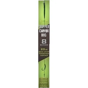 Hotový Kaprový Návazec ESP Gripper Combi Rigs Green Barbed Velikost 8