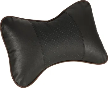 Cestovní polštářek Relaxační polštář do auta psí kost 27 x 18 cm černý
